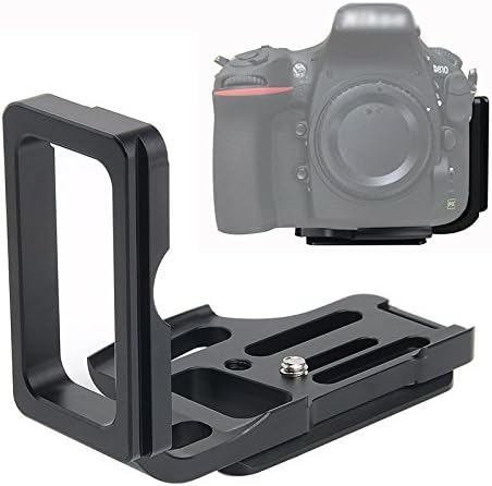 Camera L-Shaped Tripod Quick Release Plate Made L Plate L Bracket Holder for Nikon D810