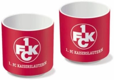 Brauns 1. FC Kaiserslautern 18031 Eggcups Set of 2 Red