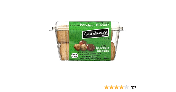 Gussie'S Spelt Biscotti Sugar Free Hazelnut (750397900642)
