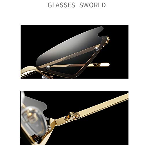 FANHE Retro Dreieck Sonnenbrille, Schießen Schmetterling Rahmen Brille Concave Straße, Fahren Sonnenbrille Polarisations… – Bild 5