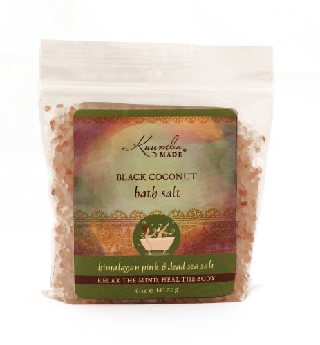 KUUMBA MADE Black Coconut Bath Salt, 5 OZ