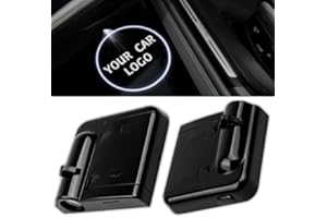 Lixaocen 2 Pcs Wireless Car Door Logo Light, LED Car Door Courtesy Welcome Projector Light Ghost Shadow Lights, Fit Mu.st.ang