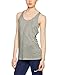 NIKE Women's Dry Balance Tank, Dark Grey Heather/Flat Silver, Small