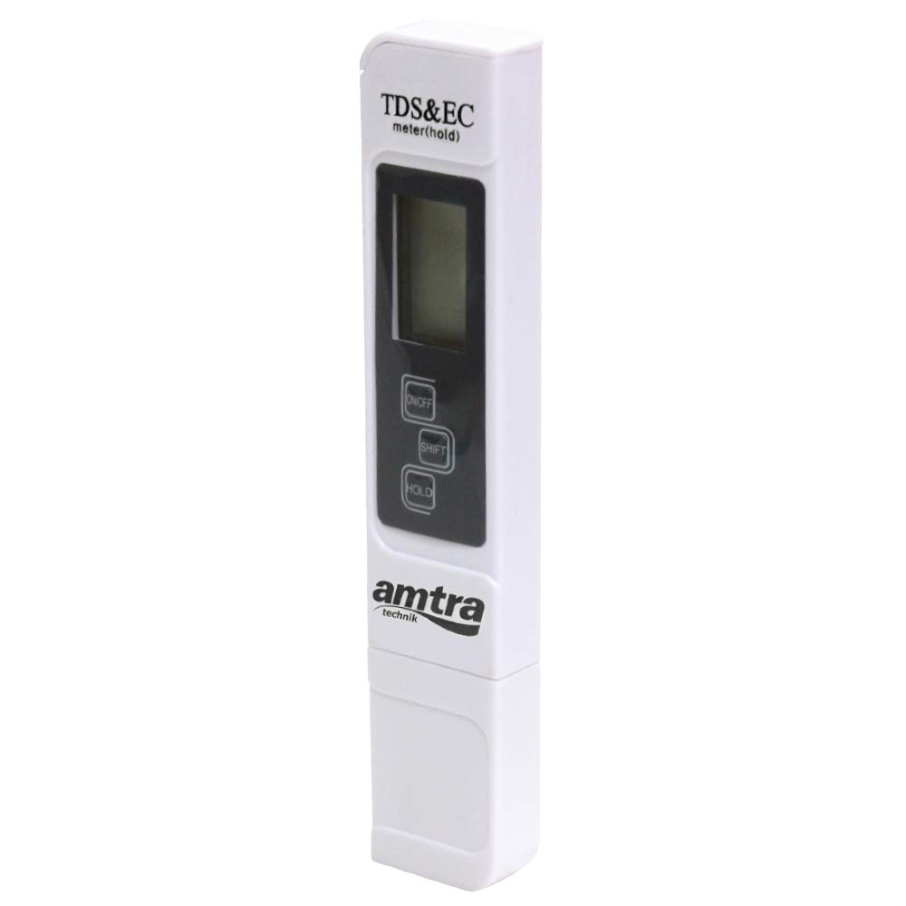 Amtra Digital Confuctivity TDS Tester - Digital Aquarium Tester, Water Conductivity Tester, with ATC System, Case Included