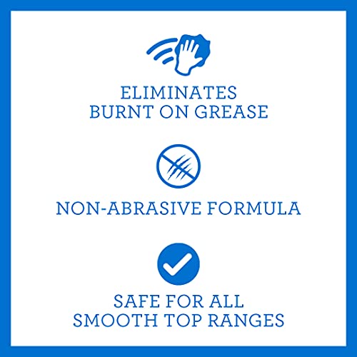 TriNova Premium Cooktop Cleaner and Scrubbing Pads. Best Cleaning Kit for Smooth Top Ranges