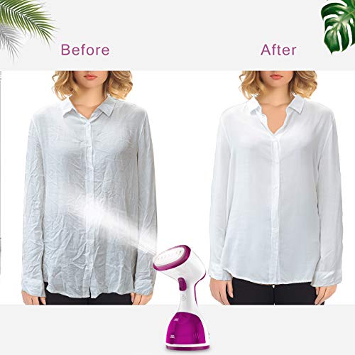 Holife Garment Steamer for Clothes, Travel Garment Steamer with Leak-Proof Design,1000W Powerful Portable Steamer for Clothes with 260ml Large Capacity,35s Fast Heat 7/1 - Fabric Steamer[New] - Thumbnail 7