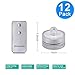Submersible led lights with remote control Waterproof Flameless Tea Lights by SLBSTORES Battery Operated Reusable for Wedding party vase base Table Centerpieces (Pack of 10) White