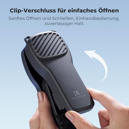 K&F CONCEPT PT61 Case Compatible with DJI Osmo Pocket 4 with Filter Storage, Hard Case with Soft Inner Lining, Specially Designed for Pocket 4 & Easy Open/Close, black, Portable