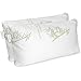Hotel Comfort Premium Adjustable Memory Foam Pillow Ultra-Soft Bamboo Cover - King Size Set of 2