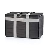 Insulated Food Delivery Bag - Professional Hot/Cold Thermal Carrier - Lightweight & Portable, For Catering, Restaurants, Delivery Drivers, Uber Eats, Grubhub, Postmates, etc.