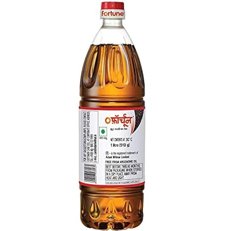 Fortune Kachi Ghani Pure Mustard Oil 1l Pet Bottle Amazon In Amazon Pantry Also known as sarson ka tel, rai ka tel. fortune kachi ghani pure mustard oil 1l pet bottle