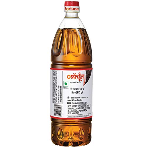 Fortune Kachi Ghani Pure Mustard Oil, 1L - Image 3