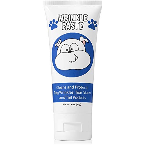 Squishface Wrinkle Paste - Cleans Wrinkles, Tear Stains and Tail Pockets - 2 Oz, Anti-Itch, Great for Bulldogs, Pugs and Frenchies Squishface Wrinkle Paste - Cleans Wrinkles, Tear Stains and Tail Pockets - 2 Oz, Anti-Itch, Great for Bulldogs, Pugs and Frenchies