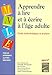 Apprendre à lire et écrire à l'âge adulte by 