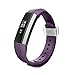 Greeninsync Compatible with Alta Bands,Replacement for Alta Accessory Band Large for Alta/Alta HR/Ace Wristbands W/Metal Clasp and Ultrathin Fastener (Deep-Purple)