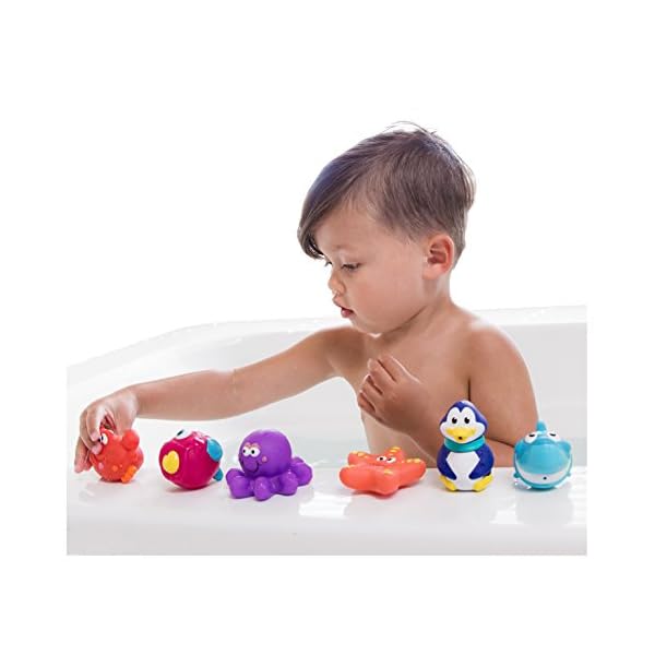 nuby quacky races bath toy