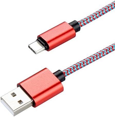 USB Type C Cable Charger, APUXON USB C to USB A(2-PACK 6ft) Braided Fast Charging Sync Code for Google Pixel, LG G6 V20 G5, Samsung Galaxy S8 Plus, HUAWEI, New Macbook More ect.