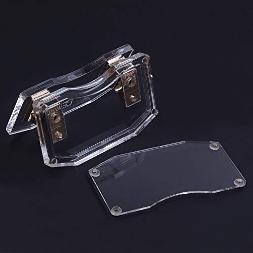 Gold & Acrylic Clear 2 Holes Paper Punch by Draymond Story - 10 Sheets Capacity (Curved Model)