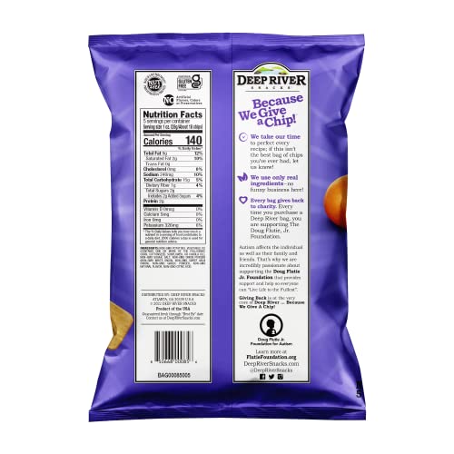 Deep River Snacks Sweet Maui Onion Kettle Cooked Potato Chips, 5 Ounce