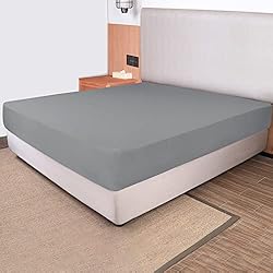 King Size Fitted Sheet Only - 4-Way Stretch Jersey