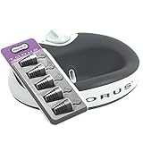 Torus Self-Filling Pet Water Bowl, 1 Liter, Portable, Carbon-Filtered with Filter 5-Pack