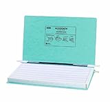 ACCO Pressboard Hanging Data Binder, 14.875 x 8.5 Inches, Light Blue (54042)