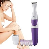 Cumtur Epilator 1,Dual Use Dry Wet Electric Epilator Women Hair Removal Bikini Hair Trimmer Shaving Machine Women Shaver Razor Machine
