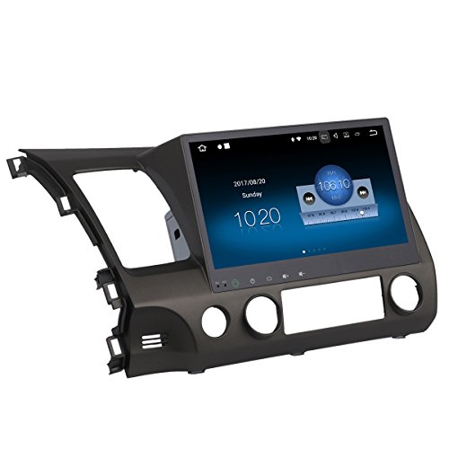 Dasaita Android 7.1 Car Stereo for Honda Civic Gps Navigation Radio with 10.2 Inch Screen 2G Ram and HDMI Output Head Unit