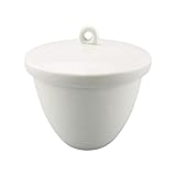 Lab Porcelain Crucible with Lid Cover Laboratory