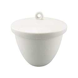 ADAMAS-BETA Porcelain Crucible with Lid, 300ml