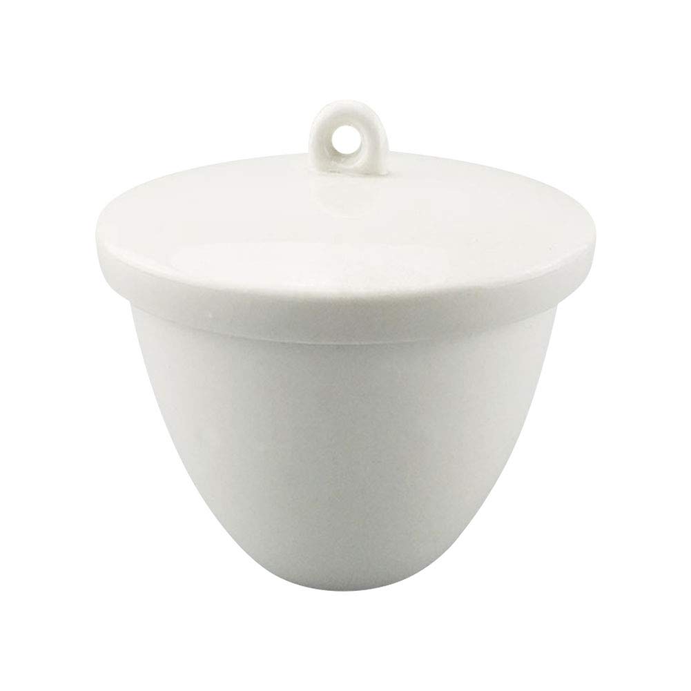 ADAMAS-BETA Porcelain Crucible with Lid, 300ml