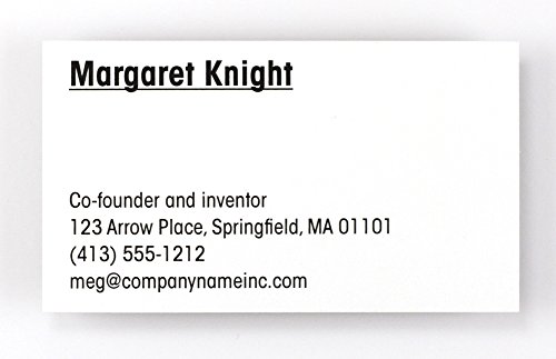 Buttonsmith Custom Premium Printed Business Cards - 3.5"x2" - Quantity 500 - Double-Sided, 110 lb Smooth Touch - Made in The USA