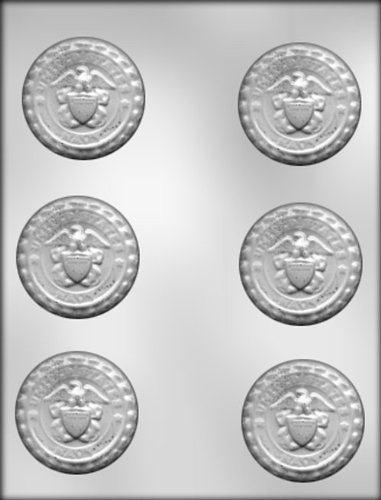 CK Products 2-1/4-Inch Navy Insignia Chocolate Mold