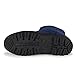 Susanny Suede Flat Platform Sneaker Shoes Plus Velvet Winter Women's Lace Up Blue Cotton Snow Boots 8.5 B (M) US