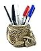 Bellaa 21000 Celtic Knot Skull Pencil Holder 6 inch