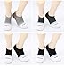 Spikerking Mens Cotton Low Cut No Show Casual Non-Slide Thin Socks 4 Pack,4 Pack-4 Color