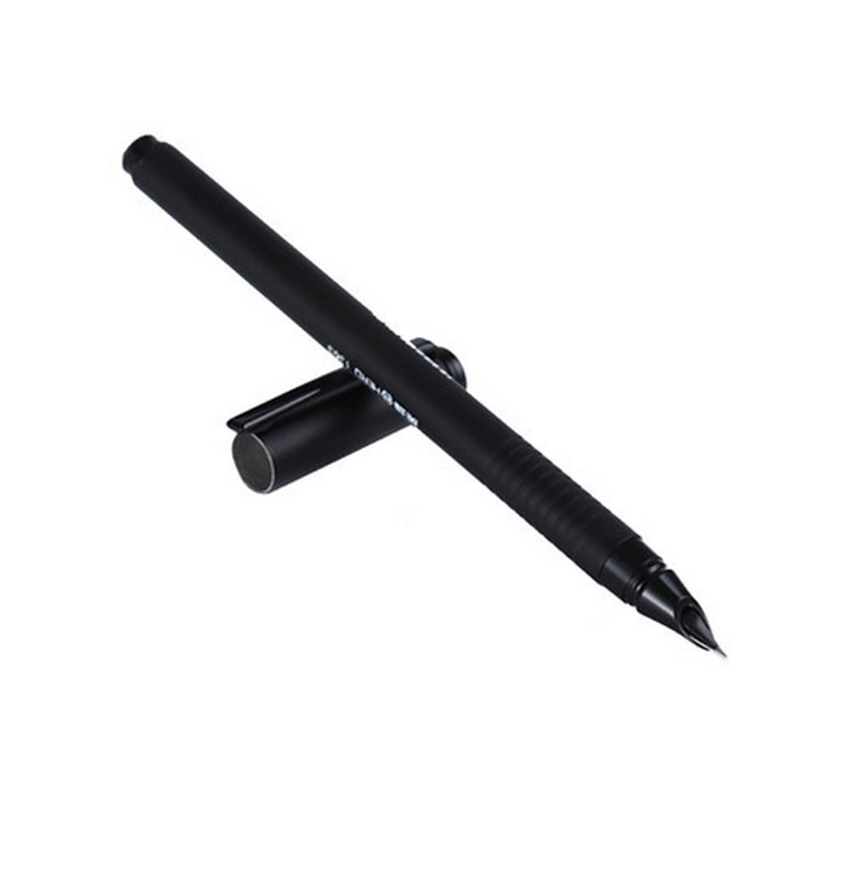 Abcsea Hero 1303 Extra Fine Nib Fountain Pen with Pen Bag - Black
