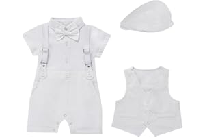 MOMMY'S NEW MAN Newborn Baptism Outfits Gentleman Bowtie Romper White Wedding Outfit Cake Smash Christening Jumpsuit