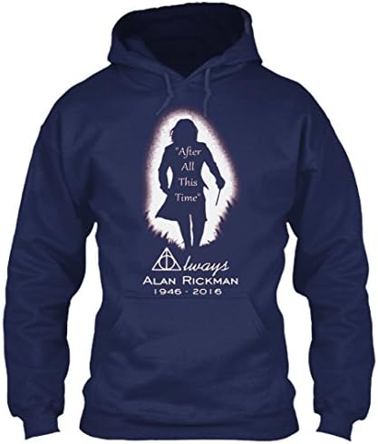 After all this time - Always printing T-Shirt Hoodie (M,Navy)