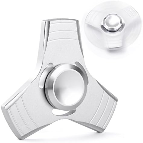 Aluminum Hand Spinner Tri Fidget Finger Fingertip Gyro Desk Toy EDC Kids Adult