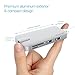 LETSCOM USB C Hub, 8-in-1 USB C Adapter with Ethernet Adapter, 4K HDMI Output, Type C Charging Port, 2 USB 3.0 Ports, Compatible for USB C Device(Silver)