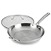 Calphalon Classic Stainless Steel Cookware, Fry Pan, 12-inch with Lid
