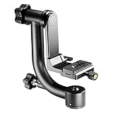 Neewer Professional Heavy Duty Metal 360 Degree Panoramic Gimbal Tripod Head with Arca-Swiss Standard 1/4'' Quick Release Plate and Bubble Level for Digital SLR Cameras up to 30lbs/13.6 kg