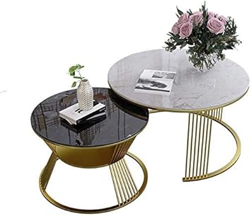 Cxcdxd Nest of Tables Mesa de Centro Blanca Mesas auxiliares Mesa para