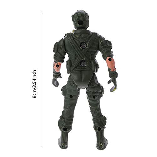 Shoresu Parachute Soldier Toy, 9cm Paratroopers Parachute Soldiers Kids Children Outdoor Sports Hand Throw Toy - Color Randomly