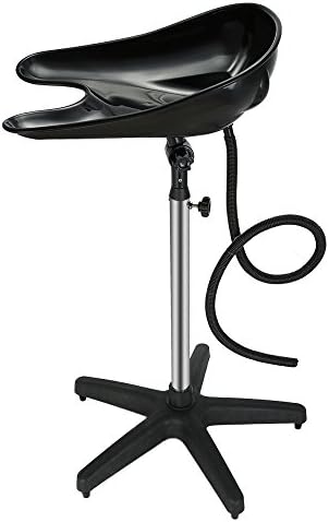 Adjustable Hair Washing Bowl Deep Shampoo Basin Hair Bowl Portable Bowl Chair for Salon Treatment With Drain Tube