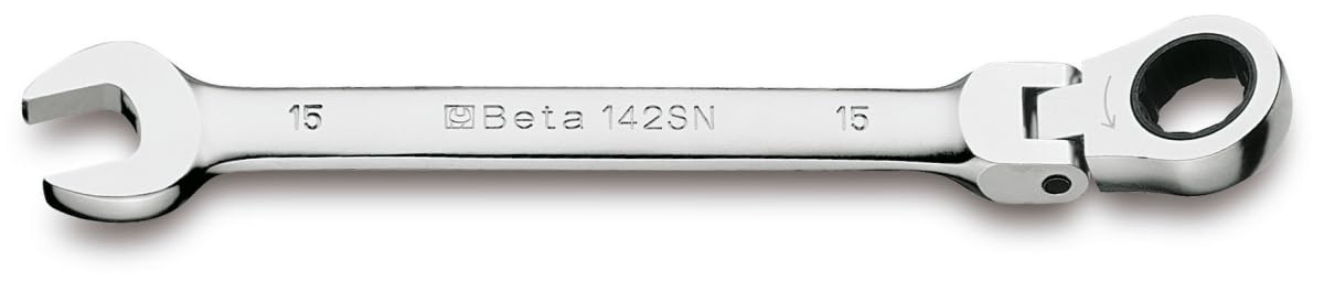 Beta 1420208 Model 142 SN8 Swivel End Ratcheting Combination Spanner, 8mm