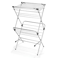 Polder Two-Tier Free Standing Clothes Drying Rack with Mesh Garment Dryer