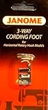 Janome 3-Way Cording Foot for Horizontal Rotary Hook Models