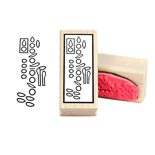 Clarinet Fingering Rubber Stamp